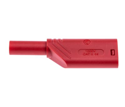 Product image for BANANA PLUG LAS S WS RED