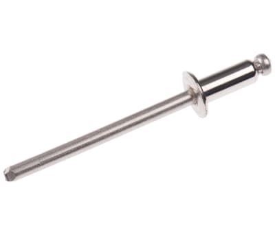 Product image for S-STEEL RIVET,4MM DIA 3.2-6.4MM GRIP