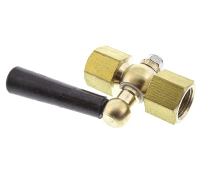 Product image for Brass gauge cock,3/8in BSP F-F