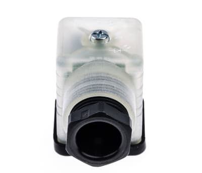 Product image for Hirschmann, GDML 2P+E DIN 43650 A, Female Solenoid Valve Connector, 24 V ac/dc Voltage