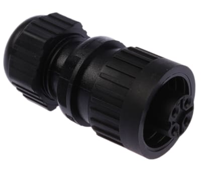 Product image for Hirschmann Screw Connector, 4 Contacts, Cable Mount M22, IP67