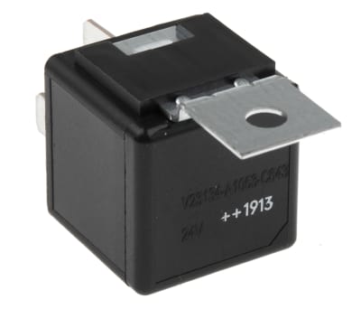 Product image for SPDT automotive relay,40A 24Vdc coil