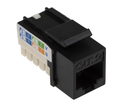 Product image for Cat5e RJ45 panel jack