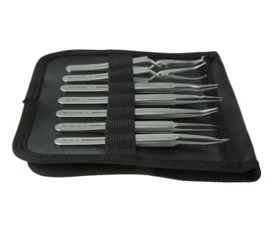 Product image for 7 PIECE LINDSTROM(R) SMT TWEEZERS SET