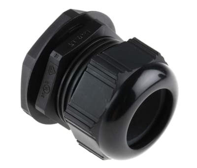 Product image for Cable gland, nylon, black, M40x1.5, IP68