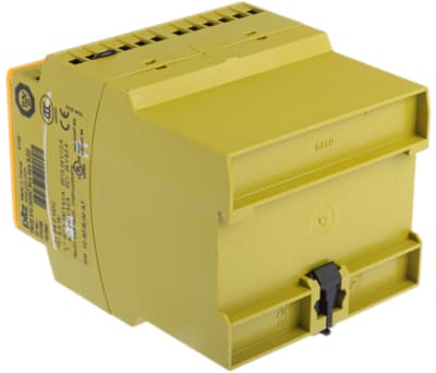 Product image for Pilz 24 V dc Safety Relay - Single or Dual Channel With 6 Safety Contacts PNOZ X Range with 4 Auxiliary Contact,