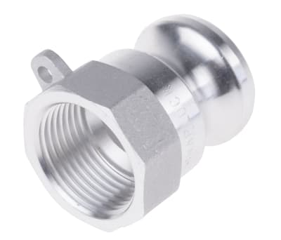 Product image for Part A Al cam & groove adaptor,1in BSPT