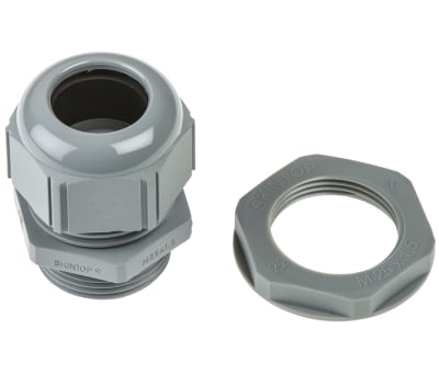 Product image for Cable gland, nylon, grey, M25x1.5, IP68