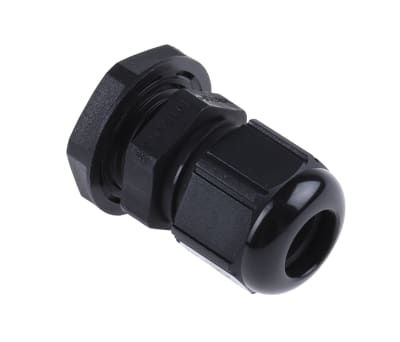 Product image for Cable gland, nylon, black, M16x1.5, IP68