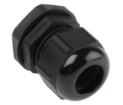 Product image for Cable gland, nylon, black, M20x1.5, IP68