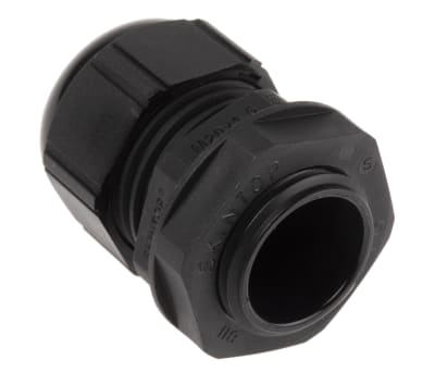 Product image for Cable gland, nylon, black, M20x1.5, IP68