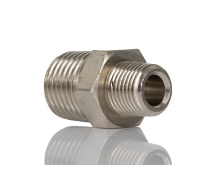 Product image for Male BSPT nipple adaptor,R1/8xR1/4
