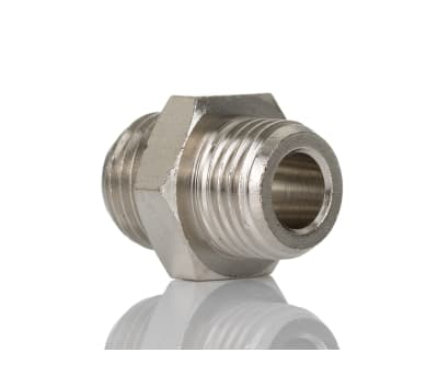 Product image for Male BSPP nipple adaptor,G1/4xG1/4