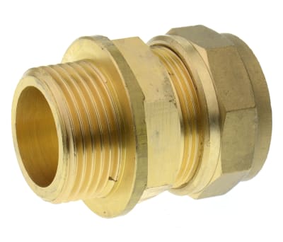 Product image for STRAIGHT COUPLING,22MM COMPX3/4IN BSPP M