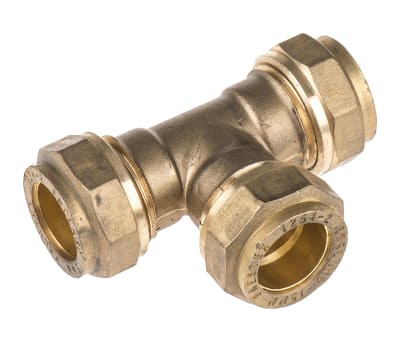 Product image for COPPER FITTING TEE,15MM COMP ALL ENDS