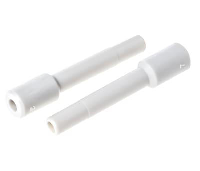 Product image for White push-in one touch plug fitting,4mm