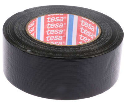 Product image for Fabric backed black duct tape,50m L