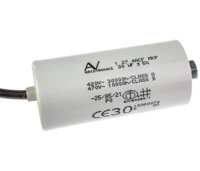 Product image for C274 CABLE END MOTOR CAP,30UF 470VAC