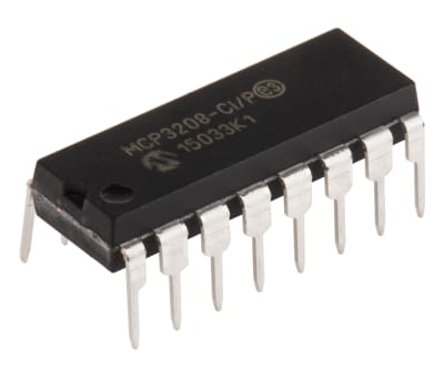 Product image for 12 bit A-D converter,MCP3208-CI/P DIP16