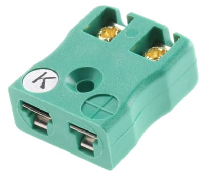 Product image for Type K Green miniature PCB socket