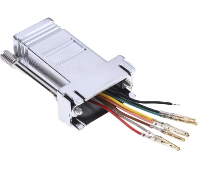 Product image for 9 way modular RJ45 jack adaptor, Dsocket