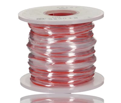 Product image for Wire 22 AWG 600V UL1015 Red 30m