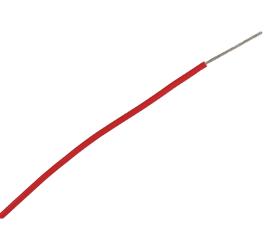 Product image for Wire 22 AWG 600V UL1015 Red 30m