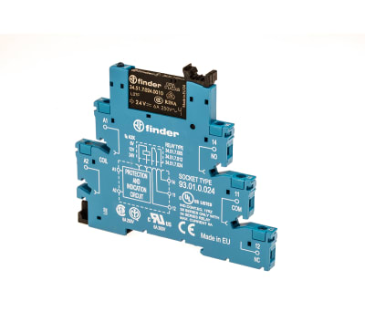 Product image for SPDT relay interface,6A 24Vac/dc coil