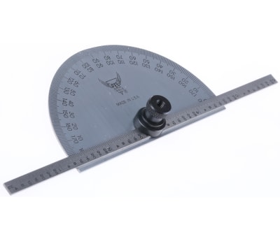 Product image for Imperial depth gauge protractor,0-6in