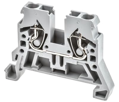 Product image for Grey standard DIN rail terminal,24A