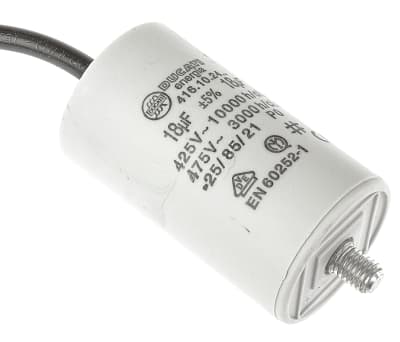 Product image for 41610/15 CABLE END MOTOR CAP,18UF 450V