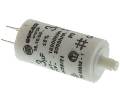 Product image for 41610/15 MOTOR RUN CAP,3UF 450VAC