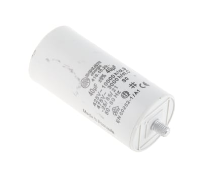 Product image for 41610/15 MOTOR RUN CAP,40UF 450VAC