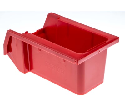 Product image for Red stack & nest bin,172x109x80mm