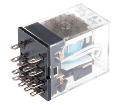 Product image for 4PDT INDUSTRIAL RELAY,3A 24VDC COIL