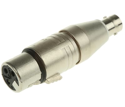 Product image for XLR FEMALE TO BNC SOCKET ADAPTOR