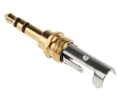 Product image for Stereo gold plated jack plug,3.5mm