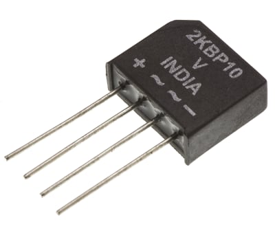 Product image for BRIDGE RECTIFIER DIODE 100V 2A