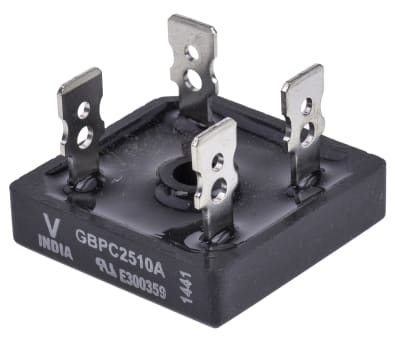 Product image for Bridge rectifier,GBPC2510A 25A 1000V