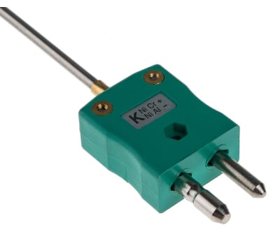 Product image for K insulated thermocouple w/plug,3x150mm