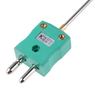 Product image for K insulated thermocouple w/plug,3x250mm