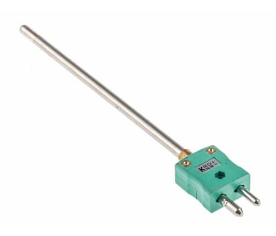 Product image for K insulated thermocouple w/plug,6x150mm