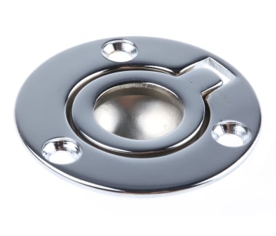 Product image for Chrome plated flush ring pull,38mm