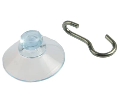 Product image for Suction cup hook with 20mm suction cup