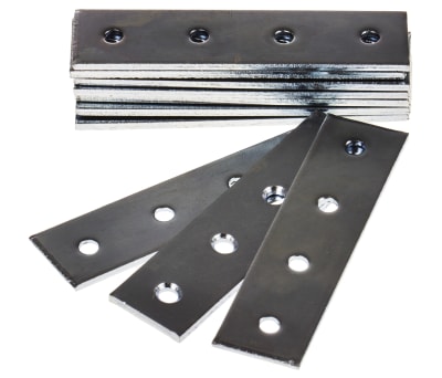 Product image for Zinc plated steel straight flat bracket