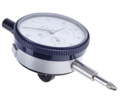 Product image for Mitutoyo 2046SMetric Dial Indicator, -10 → +10 mm Measurement Range, 0.01 mm Resolution , ±12 μm Accuracy