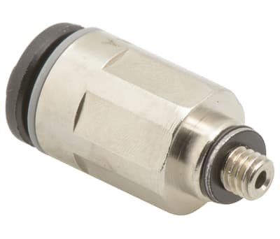 Product image for Male parallel straight adaptor,M3x4mm