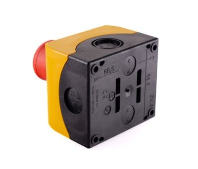 Product image for Eaton Surface Mount Emergency Button - Pull to Reset, 22.5mm Cutout Diameter, NO/NC, Round Head