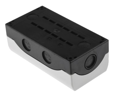 Product image for IP66 3 GANG SURFACE MOUNT ENCLOSURE