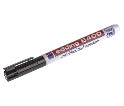 Product image for BLACK CD MARKER PEN,1MM STROKE WIDTH